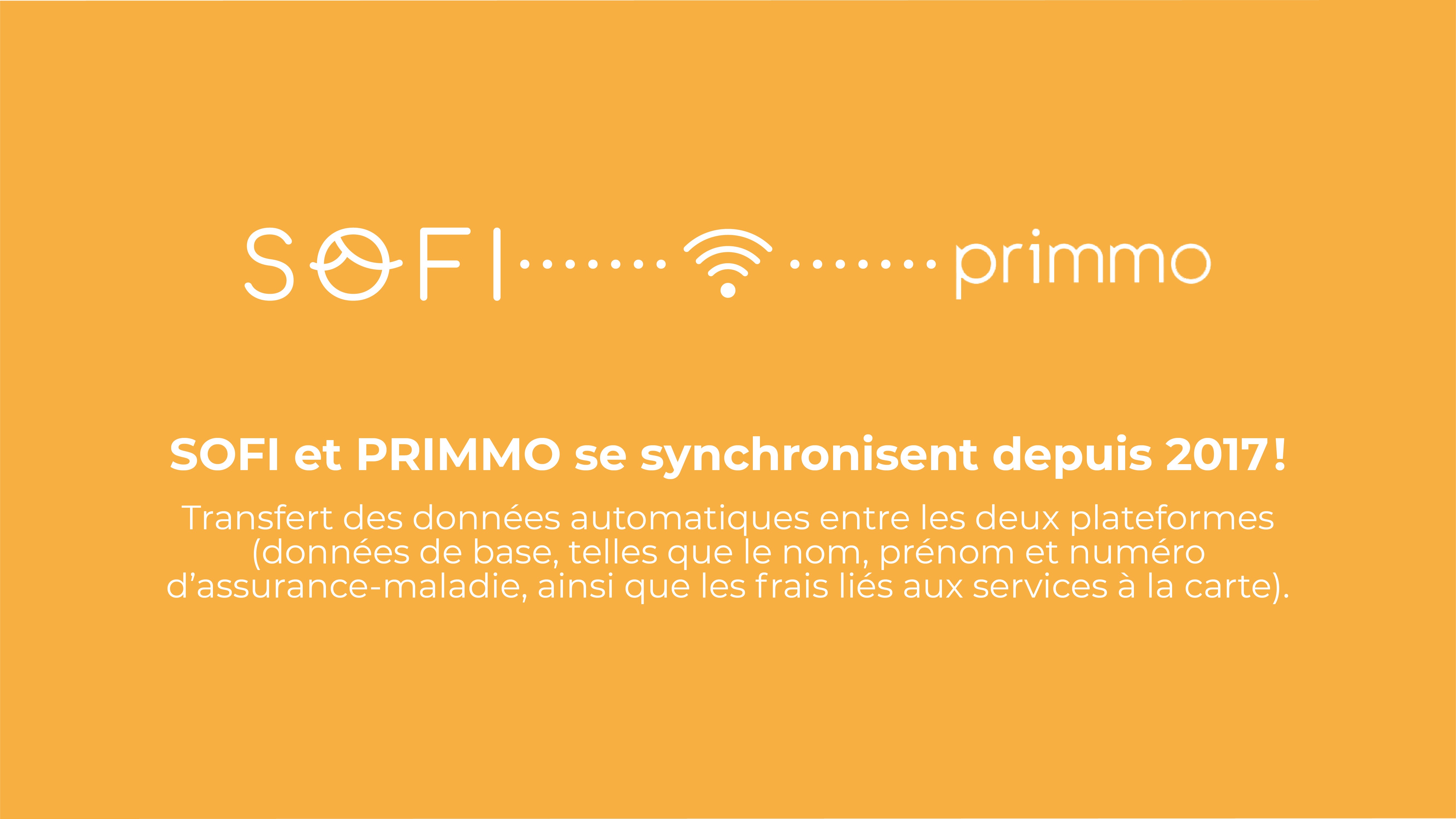 SOFI se connecte à primmo depuis Septembre 2017